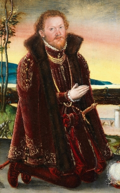 Portrait of Prince Joachim Ernst von Anhalt (1536 - 1586) by Lucas Cranach the Younger