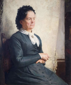 Portrait Of The Artist's Mother by Charles Gogin