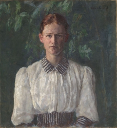 Portrait of the Painter Helga Ring (Reusch) by Signe Scheel