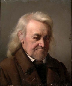 Portrait Study of an old Man by Adolph Tidemand