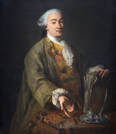 Porträt des Carlo Goldoni by Alessandro Longhi