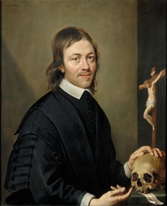 Portret van een geestelijke by Jan Rutgers van Niwael