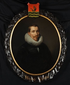 Portret van Hugo Visch (?-1636) by Pieter van der Werff