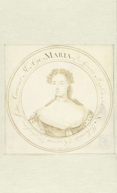 Portret van Maria Stuart II by John Faber I