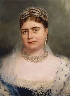 Princess Mary Adelaide, Duchess of Teck (1833-97) by Hermann Schmiechen