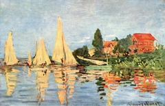 Régates à Argenteuil by Claude Monet