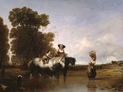 Returning from Market by Augustus Wall Callcott