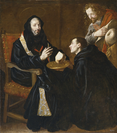 Saint Benedict blessing the Bread by Juan Rizi