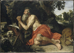 Saint Jerome in the desert by Artus Wolffort