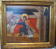 Saint Julian killing his parents by Agnolo Gaddi