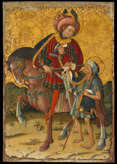 Saint Martin Sharing his Cloak by Blasco de Grañén