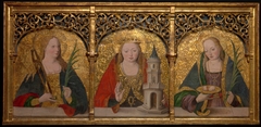 Saints Apollonia, Barbara, and Agatha by Master Alejo