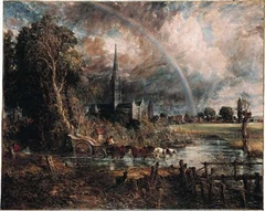 Salisbury Cathedral from the Meadows by John Constable