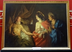 Sarah présentant Agar à Abraham by Matthias Stom