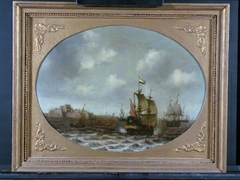 Schepen bij fort Rammekens by anonymous painter