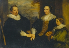 Sebastiaan Leerse with his wife and son by Anthony van Dyck