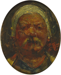 Self-portrait by Kristian Zahrtmann