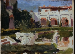 Sketch (Garden) by Joaquín Sorolla