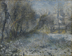 Snow-covered Landscape by Auguste Renoir