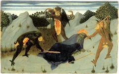 St. Anthony Beaten by Devils by Stefano di Giovanni