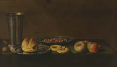 Still life with berries by Floris van Schooten