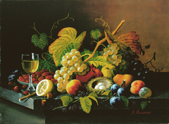 Still Life with Fruit by Severin Roesen