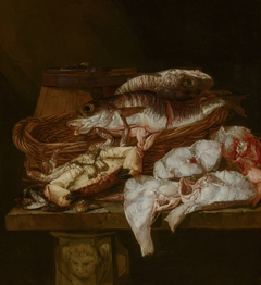 Still Life with Seafood by Abraham van Beijeren