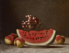 Still Life with Watermelon by Barton S. Hays