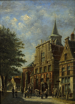 Straat by Willem Johannes Martens