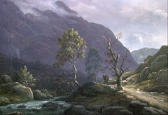 Stream landscape by Hans Leganger Reusch