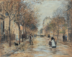 Street in Asnières by Jean-Francois Raffaelli