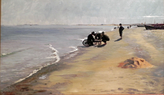 Südstrand bei Skagen by Peder Severin Krøyer