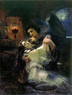 Tamara and Demon by Konstantin Makovsky