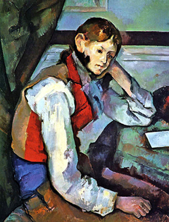 The Boy in the Red Vest by Paul Cézanne