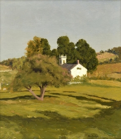 The Church at Dedham, Mass. by Ben Foster