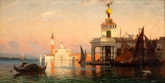 The Grand Canal With San Giorgio Maggiore by William Lamb Picknell