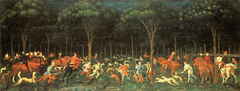 The Hunt in the Forest by Paolo Uccello