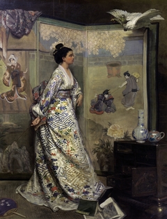 The Japanese Fan by Gustave Léonard de Jonghe