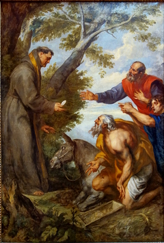 The miracle of the mule by Anthony van Dyck