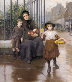 The pinch of poverty by Thomas Benjamin Kennington