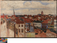 The rooftops of Ostend by James Ensor