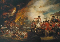 The Siege and Relief of Gibraltar, 13 September 1782; ?replica by John Singleton Copley