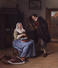 The Suitor by Jan Steen