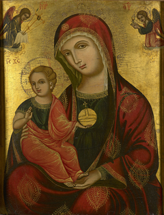 The Virgin and Child with Angels by Anonymous