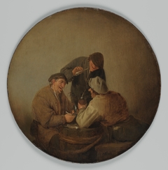 Three Peasants Drinking and Smoking by Adriaen van Ostade