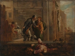 Tobit and the Dead Israelite (after Domenico Fetti) by David Teniers the Younger