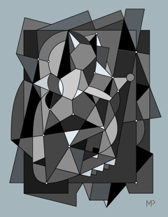 TRIALISMO Bianco, grigio e nero. by MARIO-PAISELLO