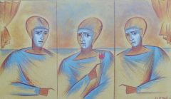 Τρίπτυχο, triptych by Aggeliki Papadomanolaki