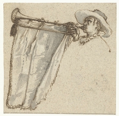 Trumpeter by Jacob de Gheyn II