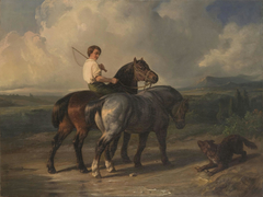 Two Horses by Rosa Bonheur